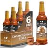 Cinnamon Oatmeal Cookie Syrup by Syruvia 6-Pack, 25.4 fl oz, Wholesale Coffee Syrup Shops, Cafes, Baristas, Bistros, & Beverage Bars, Bulk Kosher & Gluten-Free view 1
