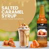 Salted Caramel Syrup by Syruvia 6-Pack, 25.4 fl oz, Wholesale Coffee Syrup Shops, Cafes, Baristas, Bistros, & Beverage Bars, Bulk Kosher & Gluten-Free view 3
