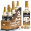 Cane Sugar Sweetener Syrup by Syruvia 6-Pack, 25.4 fl oz, Wholesale Coffee Syrup Shops, Cafes, Baristas, Bistros, & Beverage Bars, Bulk Kosher & Gluten-Free view 1
