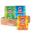 Pringles Mingles Puffed Snacks, Variety Pack, Cheese Puffs, Salty Snacks (3 Bags) view 1