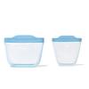 OXO Tot Silicone Reusable Bags  2 Piece Cup and Snack Set - Dusk view 1