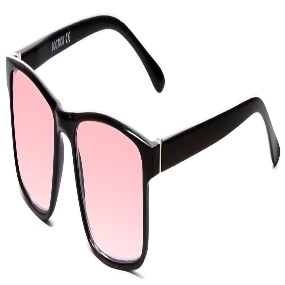 Medspex Pink FL 41 Tint Reading Glasses +6.00 Black Light Sensitivity Outdoor Indoor Fluorescent Photophobia Eyeglass