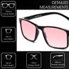 Medspex Pink FL 41 Tint Reading Glasses +6.00 Black Light Sensitivity Outdoor Indoor Fluorescent Photophobia Eyeglass view 3