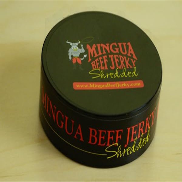 Mingua Beef Jerky (The Original) Shredded Can - 5 count