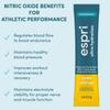 ESPRI Zero Sugar Electrolyte Drink Mix, Yuzu Citrus, Hydration Packets, Nitric Oxide Boost, Low Calories, Magnesium Citrate Prevents Muscle Cramps and Improves Recovery, 15 Day Supply view 3