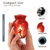 Urn for Human Ashes, 10 inch Large Size, Suitable for 1-200 lb Person, Memorial Urn, Embalming Cremation Urn with Lid, Funeral Urns for Men and Women (Jesus Christ (51), Keepsake Pack of 2) view 3