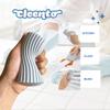 Cleento Damp Duster Cleaning Sponge, Multi-Surface Dust Cleaner Magic Eraser for Blinds, Hair, Glass, Mirrors, Car, Baseboards & Window Grooves - All Purpose, Reuseable Household Supplies (2 Pack) view 2