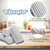 Cleento Damp Duster Cleaning Sponge, Multi-Surface Dust Cleaner Magic Eraser for Blinds, Hair, Glass, Mirrors, Car, Baseboards & Window Grooves - All Purpose, Reuseable Household Supplies (2 Pack) view 3