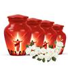 Urn for Human Ashes, 10 inch Large Size, Suitable for 1-200 lb Person, Memorial Urn, Embalming Cremation Urn with Lid, Funeral Urns for Men and Women (Musical Guitar (55), Keepsake Pack of 2) view 2