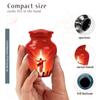 Urn for Human Ashes, 10 inch Large Size, Suitable for 1-200 lb Person, Memorial Urn, Embalming Cremation Urn with Lid, Funeral Urns for Men and Women (Musical Guitar (55), Keepsake Pack of 2) view 3