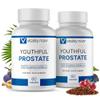 Youthful Prostate -Saw Palmetto for Men, Boosts Energy with Panax Ginseng, Antioxidant Protection, Vitamin E & Lycopene, Promotes Vitality & Well-Being - Prostate Supplement (Pack of 2) view 1