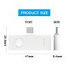Greenwon Portable mini High-Accuracy USB Breathalyzer Compatible with Apple iPhone, Google & Samsung Android Devices Personal Use & Home(with iPhone Adopter) view 3
