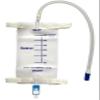 3 Pack Easy-Tap Leg Bag Urinary Drainage Bag, 600 ml with 3 18 Tubing, Anti-Reflux Valve, Cloth Straps Easy Flip Drain view 1