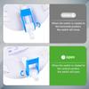 3 Pack Easy-Tap Leg Bag Urinary Drainage Bag, 600 ml with 3 18 Tubing, Anti-Reflux Valve, Cloth Straps Easy Flip Drain view 4