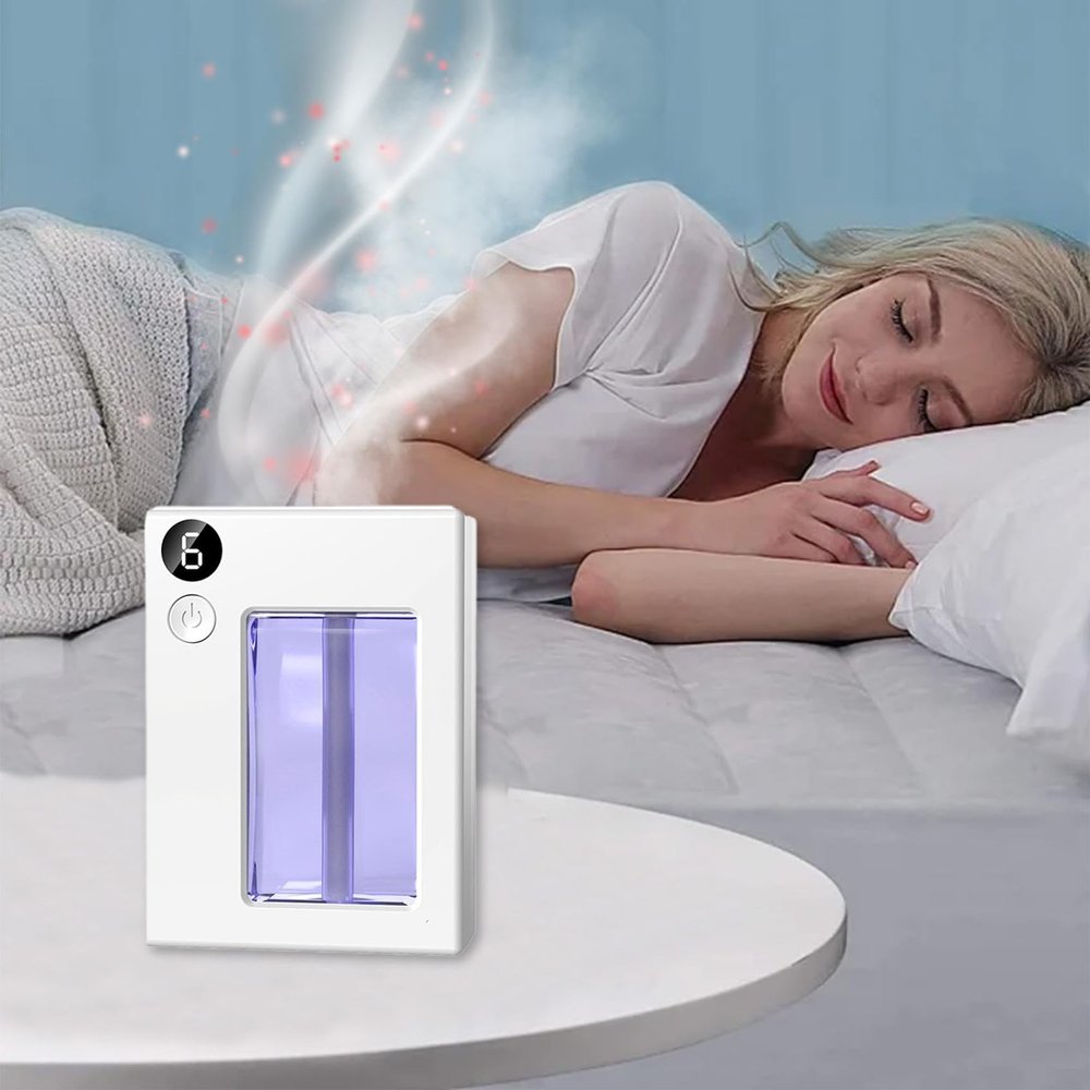 6-Speed Diffusers for Home, Commercial Smell Machine Essential Oil Diffuser Capacity 50ml Waterless Essential Oil Diffuser for Home Store Hotel Large Room Office Quiet (E) (D)