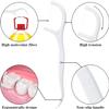 CKKAPTURE 200PCS Dental Floss Sticks - Disposable Toothpicks for Teeth Cleaning, Teeth Sticks, Tooth Picks, Floss Picks (200 Picks) view 2