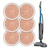 (6 Pack) 3897A Replacement Mop Pads Compatible with Bissell SpinWave SmartSteam Scrubbing Steam Mop 3897A 3712C 3712W, Spinning Scrubbing Mop Pads, Heavy Duty Scrubby Mopping Pads, Orange Pads 3 Sets view 1