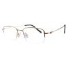 YEIN Eye Protection Glasses Spring Hinges Fashion Retro Metal Half Frame Glasses For Men And WomenGolden+3.75Magnification view 1