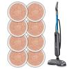 (8 Pack) 3897A Replacement Mop Pads Compatible with Bissell SpinWave SmartSteam Scrubbing Steam Mop 3897A 3712C 3712W, Spinning Scrubbing Mop Pads, Heavy Duty Scrubby Mop Pad, Orange Pads 4 Set view 1