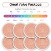 (8 Pack) 3897A Replacement Mop Pads Compatible with Bissell SpinWave SmartSteam Scrubbing Steam Mop 3897A 3712C 3712W, Spinning Scrubbing Mop Pads, Heavy Duty Scrubby Mop Pad, Orange Pads 4 Set view 4