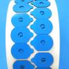 1000Pcs Optical Eyeglasses Lens Anti-Slip Blocking Pads Double-Sided Sticker Tape Blue Pad High Stickiness No Remains Optical Eyeglasses Lens Edging Anti-Slip Blocking Pads Tape view 4