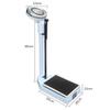 ELUKHT Mechanical Bathroom Scale, Health Medical Scale, 2-in-1 Height and Weight Scale, Oversized Dial, 160kg/190cm Suitable for Schools view 2