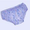 Adult Plastic Pants PVC Incontinence Diaper Cover Waterproof Vinyl Plastic Diaper Pants Soft Plastic Film Mid-Waist Briefs Transparent Waterproof Leak-Proof Pants view 1
