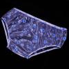Adult Plastic Pants PVC Incontinence Diaper Cover Waterproof Vinyl Plastic Diaper Pants Soft Plastic Film Mid-Waist Briefs Transparent Waterproof Leak-Proof Pants view 2