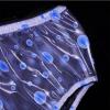 Adult Plastic Pants PVC Incontinence Diaper Cover Waterproof Vinyl Plastic Diaper Pants Soft Plastic Film Mid-Waist Briefs Transparent Waterproof Leak-Proof Pants view 3
