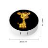 Giraffe Funny Cute Contact Lens Case Travel Kit with Mirror Portable Eye Contacts Storage Box Holder Container, style view 2