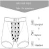 ALEPXS Safety Certification Men Magnetic Underwear Cotton U Convex Breathable Health Care Magnet Therapy Underpants 3 Pcs,L(Size:4X-Large) view 3