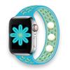 AcuBracelet Anti Nausea Watch Band  Acupressure Wristband for Motion Sickness, Stress Relief, and Balance  Aqua Silicone Solo Loop  Compatible with Apple Watch (L 38/41) view 1