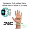 AcuBracelet Anti Nausea Watch Band  Acupressure Wristband for Motion Sickness, Stress Relief, and Balance  Aqua Silicone Solo Loop  Compatible with Apple Watch (L 38/41) view 3
