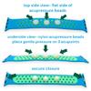 AcuBracelet Anti Nausea Watch Band  Acupressure Wristband for Motion Sickness, Stress Relief, and Balance  Aqua Silicone Solo Loop  Compatible with Apple Watch (L 38/41) view 4