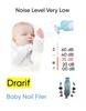 Drarif 14-in-1 Electric Baby Nail Trimmer Set with LED Light - Safe, Quiet, and Portable Manicure Kit for Babies and Mothers (Light Blue) view 4