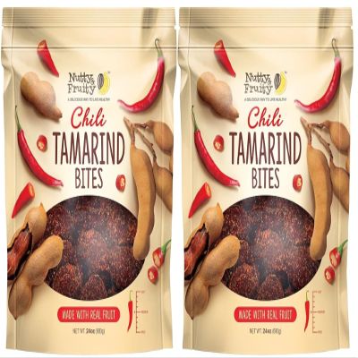 (Pack of 2) Nutty & Fruity Spicy Chili Tamarind Bites, 24 oz(total 48 oz)