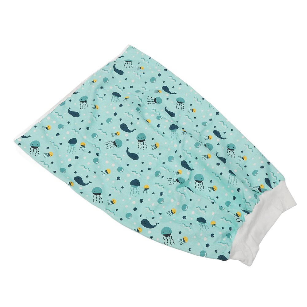 Washable Diaper Skirt, Cotton Fabric Wearable Incontinence Pad No Leakage Breathable for Nap or Night Sleeping for Adults (L)