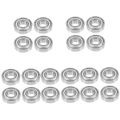 NOLITOY 20pcs Front Wheel Bearings for Wheelchair Replacement Steel Wheelchair Parts