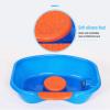 Shampoo Basins Hair Washing Basin Portable Shampoo Horizontal Drainable Bedridden and Handicapped Washing Basin Blue view 4