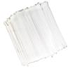 100PCS Snow Cone Spoon Straws Plastic Flexible Straws Drink Stir Sticks Disposable Summer Straws for Milk Shake Slushie Bubbles Shaved Ice view 1
