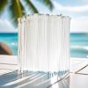 100PCS Snow Cone Spoon Straws Plastic Flexible Straws Drink Stir Sticks Disposable Summer Straws for Milk Shake Slushie Bubbles Shaved Ice view 3