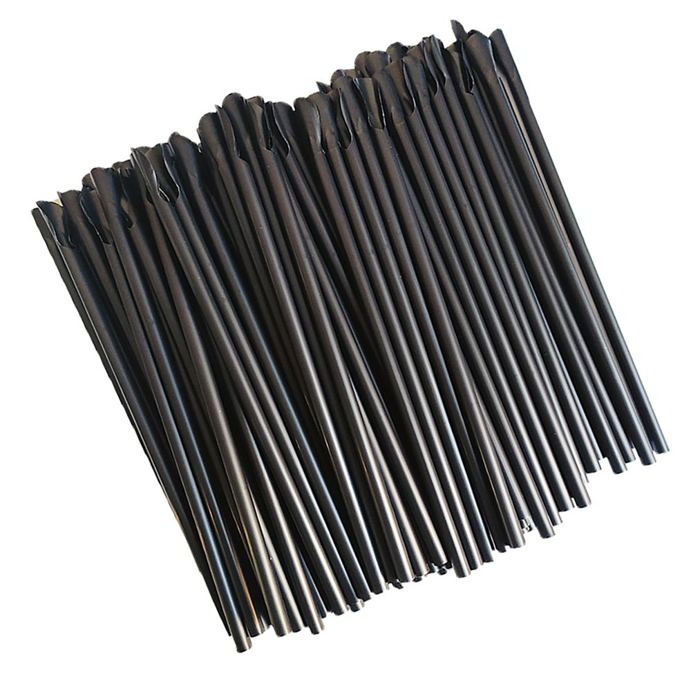 100PCS Disposable Slushie Straws Snow Cone Straws Spoon Flexible Drinking Straws Summer Stir Sticks Plastic Straws for Milkshakes Shaved Ice Cream