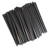 100PCS Disposable Slushie Straws Snow Cone Straws Spoon Flexible Drinking Straws Summer Stir Sticks Plastic Straws for Milkshakes Shaved Ice Cream view 1