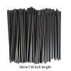 100PCS Disposable Slushie Straws Snow Cone Straws Spoon Flexible Drinking Straws Summer Stir Sticks Plastic Straws for Milkshakes Shaved Ice Cream view 2