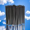 100PCS Disposable Slushie Straws Snow Cone Straws Spoon Flexible Drinking Straws Summer Stir Sticks Plastic Straws for Milkshakes Shaved Ice Cream view 4