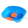 Portable Shampoo Hair Washing Basin Shampoo Basins Horizontal Drainable Bedridden and Handicapped Washing Basin Blue view 1