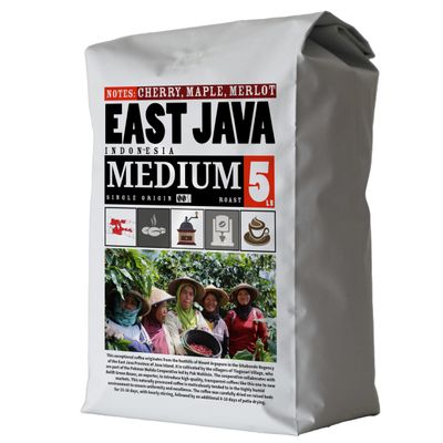 5lb VOLCANIC CULT COFFEE Whole Bean, Medium Roast, Delicious Taste, Heavenly Aroma - Fresh Bulk, Organic Fresh Artisan Premium Coffee Beans regions Sumatra, Vanuatu, Brazil, Colombia, Ethiopia, Costa Rica, East Java, Indonesia, Papua New Guinea, Keny