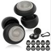 5 Pairs Ear Plugs for Sleeping Noise Reduction,Beinkap Reusable Earplugs Hearing Protection for Focus, Noise Sensitivity,Study,Work,Snoring,Motorcycle,Concert,Airplanes,24dB-33dBBlack view 1