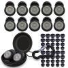 5 Pairs Ear Plugs for Sleeping Noise Reduction,Beinkap Reusable Earplugs Hearing Protection for Focus, Noise Sensitivity,Study,Work,Snoring,Motorcycle,Concert,Airplanes,24dB-33dBBlack view 3