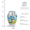 Reikved Dog Urns for Ashes - Pet Urns for Dogs with Cloudy Sky Design - 10 Inches Cremation Urn for 1-200 lbs Person - Elegant Memorial Burial Urn for Human Ashes (Pack of 2, Keepsake) view 2